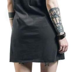 "Amplified Collection - Leopard Tongue" Kurzes Kleid Charcoal Von The Rolling Stones -Angebote Weib Zauber Store 465059wb