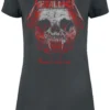 "Amplified Collection - Wherever I May Roam" Kurzes Kleid Charcoal Von Metallica -Angebote Weib Zauber Store 465068a