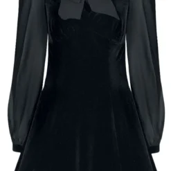 "Gabriella Mini Dress" Kurzes Kleid Schwarz Von Hell Bunny