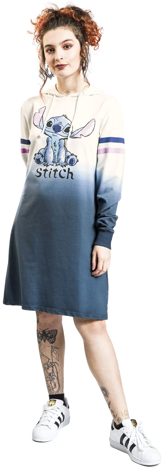 "Stitch" Mittellanges Kleid Multicolor Von Lilo & Stitch 5 "Stitch" Mittellanges Kleid Multicolor Von Lilo & Stitch – Bild 4