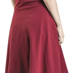 "Hedwig" Mittellanges Kleid Bordeaux Von Harry Potter -Angebote Weib Zauber Store 470473wb
