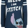 "Hello I'm Stitch" Mittellanges Kleid Blau Von Lilo & Stitch 1 "Hello I'm Stitch" Mittellanges Kleid Blau Von Lilo & Stitch -Angebote Weib Zauber Store 472696a
