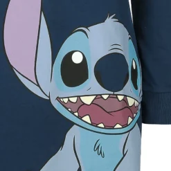 "Hello I'm Stitch" Mittellanges Kleid Blau Von Lilo & Stitch -Angebote Weib Zauber Store 472696d