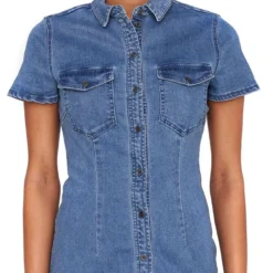 "NMJoy Dress" Kurzes Kleid Blau Von Noisy May