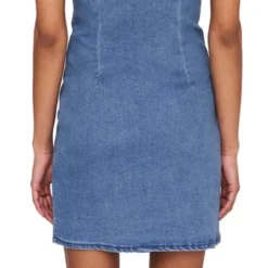 "NMJoy Dress" Kurzes Kleid Blau Von Noisy May -Angebote Weib Zauber Store 475871wb