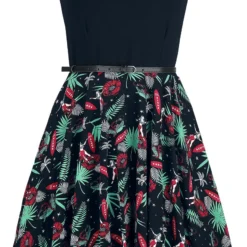 "Aloha Dress" Mittellanges Kleid Schwarz Von Pussy Deluxe