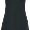 "Ladies Modal Short Racer Back Dress" Kurzes Kleid Schwarz Von Urban Classics -Angebote Weib Zauber Store 481410a