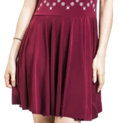 "Spider X-Mas" Kurzes Kleid Rot Von Outer Vision -Angebote Weib Zauber Store 485497wa