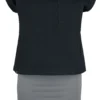 "2 In 1 Top Tee Dress" Kurzes Kleid Schwarz/grau Von Forplay -Angebote Weib Zauber Store 485669a