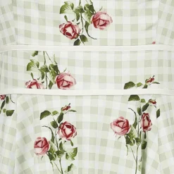 "Sarina Swing Dress" Mittellanges Kleid Weiß/grau Von H&R London -Angebote Weib Zauber Store 487864d