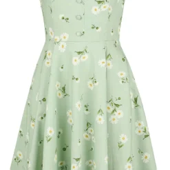 "Timea Swing Dress" Mittellanges Kleid Mint Von H&R London