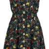 "Hawaiian" Mittellanges Kleid Allover Von Deadpool -Angebote Weib Zauber Store 487868a