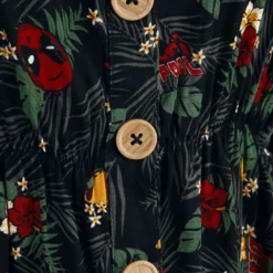 "Hawaiian" Mittellanges Kleid Allover Von Deadpool -Angebote Weib Zauber Store 487868d