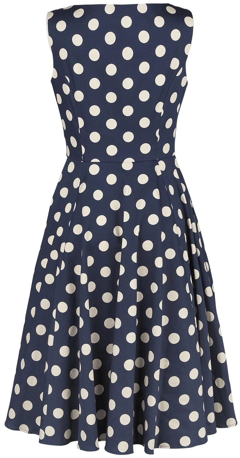 "Zea Swing Dress" Mittellanges Kleid Blau/weiß Von H&R London 4 "Zea Swing Dress" Mittellanges Kleid Blau/weiß Von H&R London – Bild 2