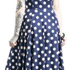 "Zea Swing Dress" Mittellanges Kleid Blau/weiß Von H&R London 11 "Zea Swing Dress" Mittellanges Kleid Blau/weiß Von H&R London -Angebote Weib Zauber Store 487915wb