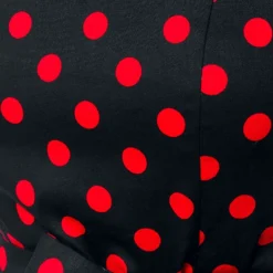 "Swing-Kleid Mit Mesheinsatz" Mittellanges Kleid Schwarz/rot Von Belsira -Angebote Weib Zauber Store 495478wd