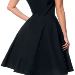 "Vintage Kleid" Mittellanges Kleid Schwarz Von Belsira 12 "Vintage Kleid" Mittellanges Kleid Schwarz Von Belsira -Angebote Weib Zauber Store 495494wb