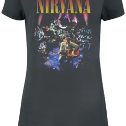 "Amplified Collection - Live In NYC" Kurzes Kleid Charcoal Von Nirvana