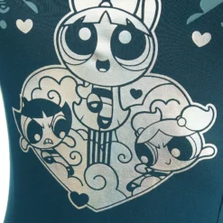 "Powerpuff Girls" Mittellanges Kleid Dunkelblau Von The Powerpuff Girls -Angebote Weib Zauber Store 497355d2