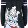"Ursula" Mittellanges Kleid Schwarz Von Disney Villains 2 "Ursula" Mittellanges Kleid Schwarz Von Disney Villains -Angebote Weib Zauber Store 503840a