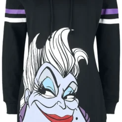 "Ursula" Mittellanges Kleid Schwarz Von Disney Villains