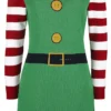"Christmas Elf" Mittellanges Kleid Multicolor Von Ugly Christmas Sweater 1 "Christmas Elf" Mittellanges Kleid Multicolor Von Ugly Christmas Sweater -Angebote Weib Zauber Store 506688a