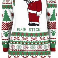 "Elfie Stick" Mittellanges Kleid Multicolor Von Ugly Christmas Sweater