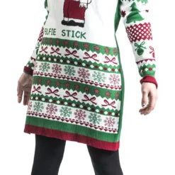 "Elfie Stick" Mittellanges Kleid Multicolor Von Ugly Christmas Sweater -Angebote Weib Zauber Store 506715wa