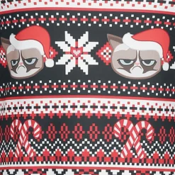 "Grumpy X-Mas" Mittellanges Kleid Schwarz/rot/weiß Von Grumpy Cat -Angebote Weib Zauber Store 506842d