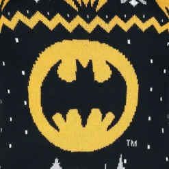 "Na Na Na" Mittellanges Kleid Schwarz/grau/gelb Von Batman -Angebote Weib Zauber Store 508130d