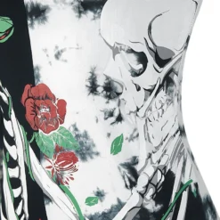 "Garden Skull Dress" Kurzes Kleid Multicolor Von Vixxsin -Angebote Weib Zauber Store 509736d2