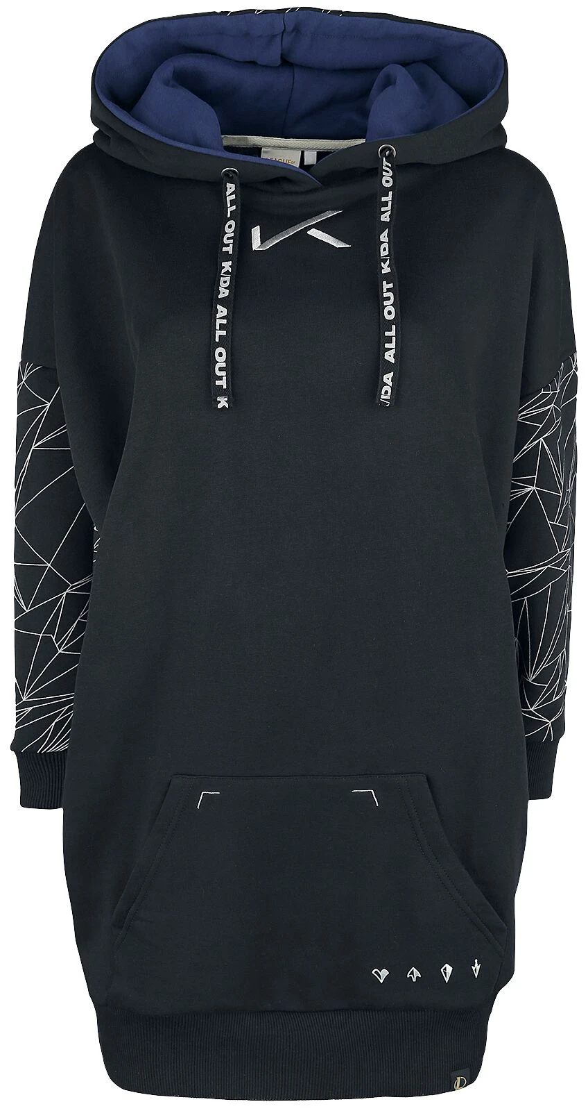 "K/DA" Mittellanges Kleid Schwarz Von League Of Legends 3 "K/DA" Mittellanges Kleid Schwarz Von League Of Legends