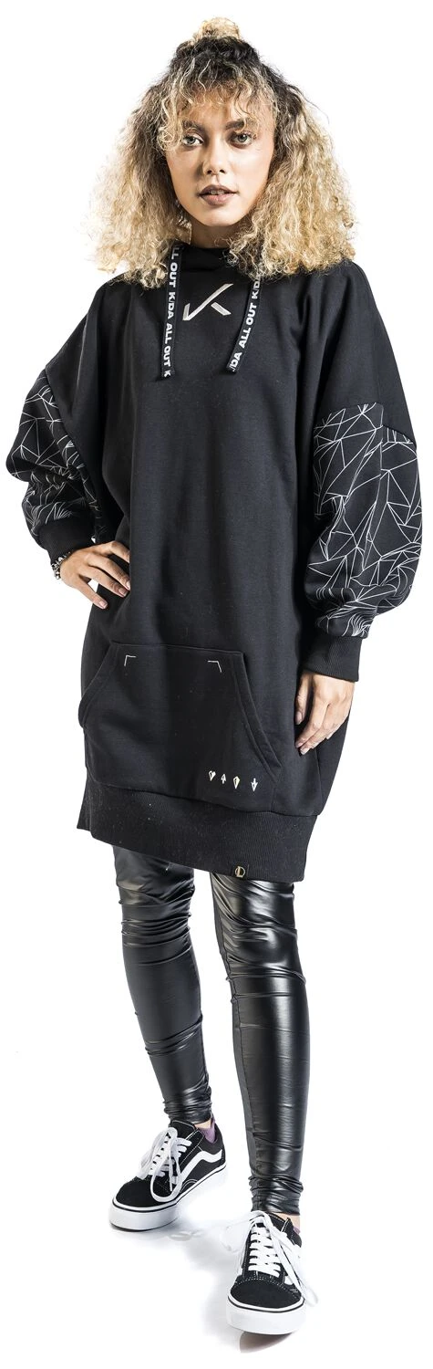 "K/DA" Mittellanges Kleid Schwarz Von League Of Legends 7 "K/DA" Mittellanges Kleid Schwarz Von League Of Legends – Bild 5