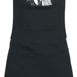 "The Nightmare Before Christmas - Dress" Kurzes Kleid Schwarz Von The Nightmare Before Christmas