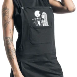 "The Nightmare Before Christmas - Dress" Kurzes Kleid Schwarz Von The Nightmare Before Christmas -Angebote Weib Zauber Store 511077wa