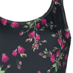 "Vintage Rose Beachdress" Langes Kleid Multicolor Von Pussy Deluxe -Angebote Weib Zauber Store 512888d