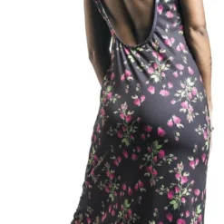 "Vintage Rose Beachdress" Langes Kleid Multicolor Von Pussy Deluxe -Angebote Weib Zauber Store 512888wb