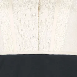 "Cappucine Lace Dress" Mittellanges Kleid Creme/schwarz Von Vive Maria -Angebote Weib Zauber Store 512938d