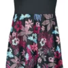 "Tropical Flowers" Mittellanges Kleid Schwarz Von Lilo & Stitch -Angebote Weib Zauber Store 513567a