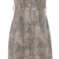 "Wild Instinct Dress" Mittellanges Kleid Braun Von Banned Retro