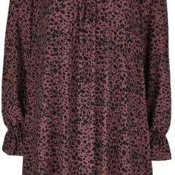 "High Neck Smock Dress" Kurzes Kleid Multicolor Von QED London