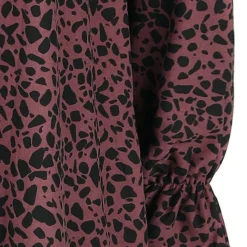 "High Neck Smock Dress" Kurzes Kleid Multicolor Von QED London -Angebote Weib Zauber Store 515474d