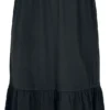 "Ladies Long Valance Summer Dress" Langes Kleid Schwarz Von Urban Classics -Angebote Weib Zauber Store 517268a