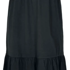 "Ladies Long Valance Summer Dress" Langes Kleid Schwarz Von Urban Classics