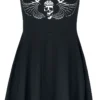 "EMP Signature Collection" Kurzes Kleid Schwarz Von Volbeat -Angebote Weib Zauber Store 519546a