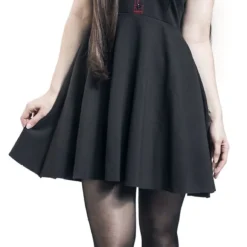 "Layer-Look Kleid Mit Karierter Bluse" Kurzes Kleid Rot/schwarz Von Rock Rebel By EMP -Angebote Weib Zauber Store 519823wa