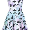 "Rule The Night Dress" Kurzes Kleid Multicolor Von Heartless -Angebote Weib Zauber Store 519889a