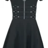 "Into The Darkness" Kurzes Kleid Schwarz Von Heartless -Angebote Weib Zauber Store 519922a