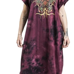 "Hellfire Club" Langes Kleid Allover Von Stranger Things -Angebote Weib Zauber Store 520292wa