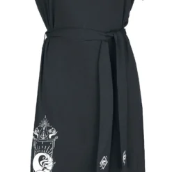"Jack Skellington" Langes Kleid Schwarz Von The Nightmare Before Christmas